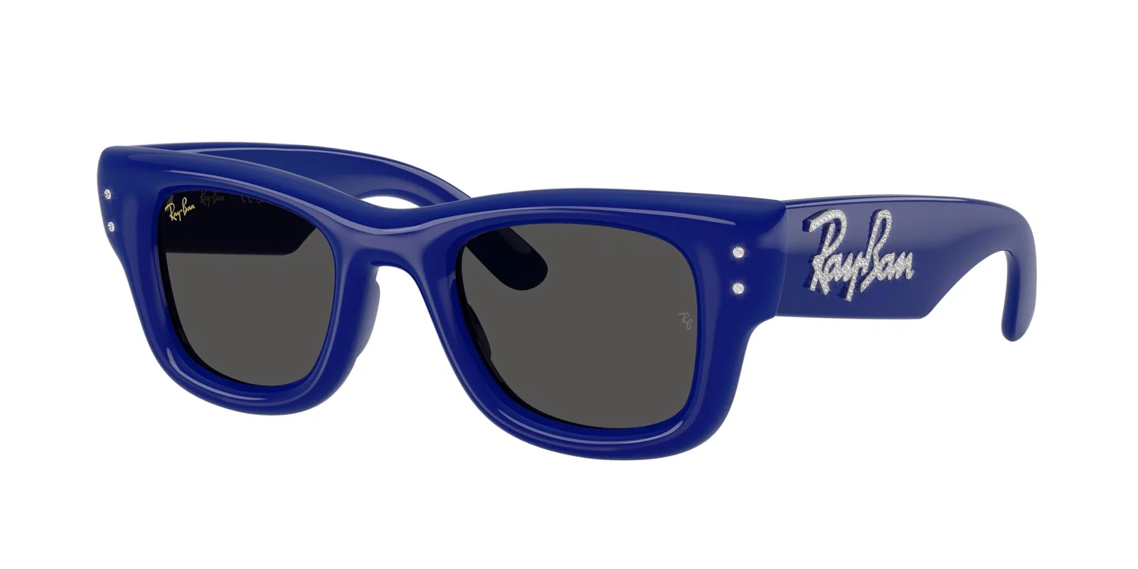 Ray-Ban Wayfarer Puffer 4940B Sunglasses - Green & Strass - view 6